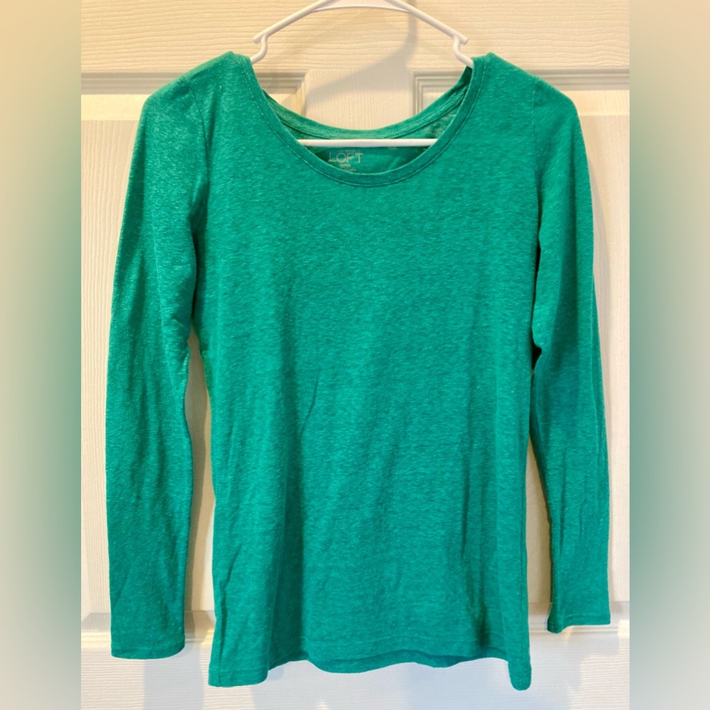 Loft long sleeve tee XSP green